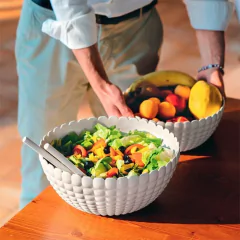 Bowl Ensaladera Tiffany Guzzini Milk White en internet
