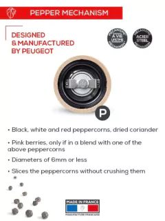 Molinillo Pimienta Peugeot Paris USelect Chef 22 Metal