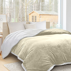 Edredon Flannel Corderito Mouton Super King - Duvet Home