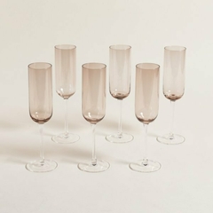 Set X 6 Copas Champagne Florencia 260 ml. - Duvet Home