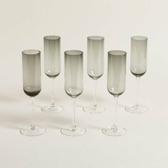 Set X 6 Copas Champagne Florencia 260 ml.