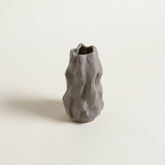 Florero Gujarat Grey 21x11 cm. - comprar online