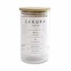 Frasco Sakura Vidrio con Tapa Bamboo 1 Lt