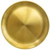 Fuente Bandeja Acero Inoxidable Dorado 34 cm.