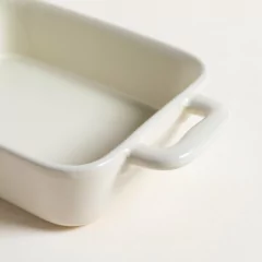 Fuente Rectangular Cerámica Cream en internet