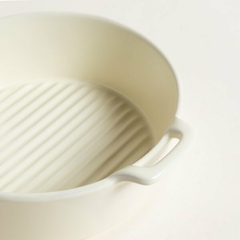 Fuente Redonda Cerámica Cream 20,5 cm en internet