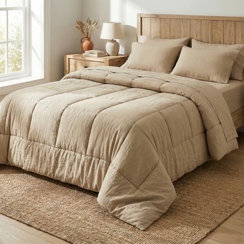 Acolchado Organic Tusor Queen - comprar online