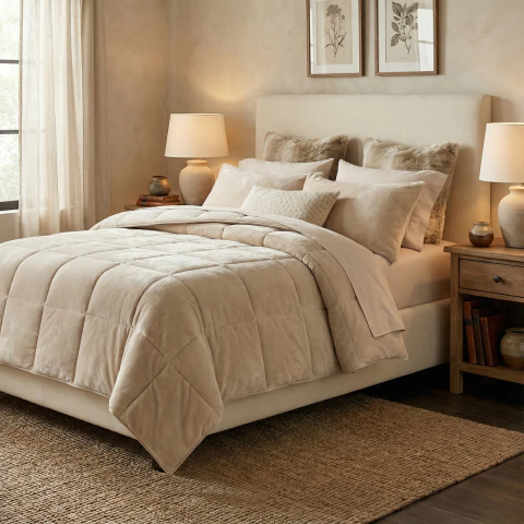 Acolchado Snug Deluxe Flannel Reversible Twin - comprar online