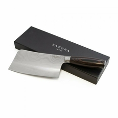 Cuchillo Sakura Hacha Pro Stainless Steel Black Ebano 30 cm. - comprar online