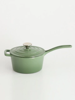 Cacerola Hierro con mango y tapa 18 cm.