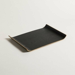 Bandeja Japandi Ebano 36,5 x 25 cm.