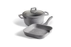 Imagen de Combo Cerámica 2 Piezas Grill Cacerola (CMB 2)