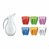 Set Aqua - Jarra + 6 Vasos Multi Colors