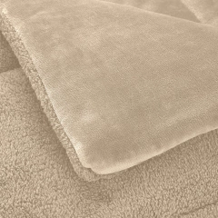 Edredon Flannel Corderito Mouton Deluxe Queen