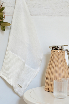 Paño de Cocina Nido y Doble Gasa Blanco - tienda online
