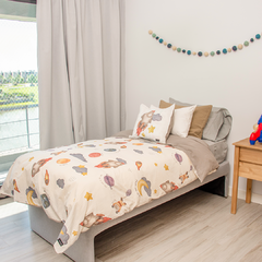 Funda Nórdica Kids Tusor Estampado Espacio Twin