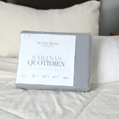 Sábana 200 Hilos Algodón Quotidien Queen - Duvet Home
