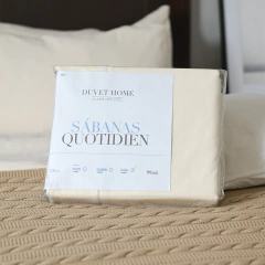 Imagen de Sábana 200 Hilos Algodón Quotidien Queen