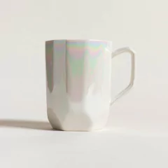 Mug Facetado Pearl 415 ml.