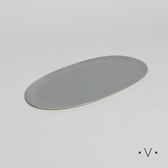 Bandeja Plana Capri Grey 34 x 18 cm.