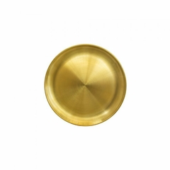 Plato Chico Acero Inoxidable Dorado 14 cm.