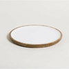 Plato Madera Esmaltada Saha 36 cm.