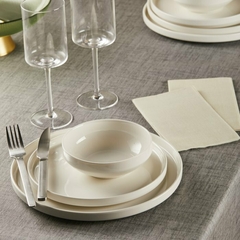 Plato Postre Sakura Porcelana Plain White 20 cm en internet