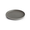 Plato Postre Sakura Porcelana Asphalt Grey 20 cms