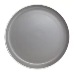 Plato Postre Sakura Porcelana Asphalt Grey 20 cms - comprar online