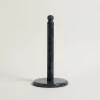 Porta Rollo De Cocina Mármol Negro 25 cm.