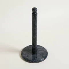 Porta Rollo De Cocina Mármol Negro 25 cm. - comprar online