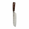 Cuchillo Sakura Santoku Pro Stainless Steel Brown Ebano 30 cm.