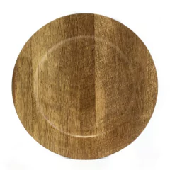 Posa Plato Angola Premium Simil Madera 33 cm.
