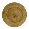 Posa Plato Zambia Premium Simil Ratan 33 cm - comprar online
