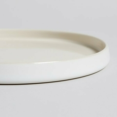 Plato Postre Lagoa Cream 21 cm. - comprar online