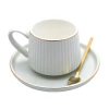 Set de Café Burlington Porcelana Blanca 250 ml. - comprar online