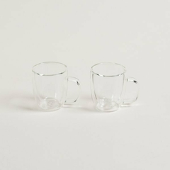 Set x2 Mugs Doble Vidrio - comprar online