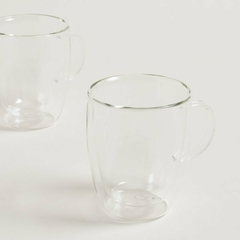 Imagen de Set x2 Mugs Doble Vidrio