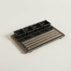 Set X4 Sushi Acacia y Laja 30 x 20 cm. - comprar online