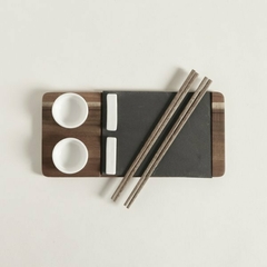 Set X2 Sushi Acacia y Laja 30 x 14 cm.