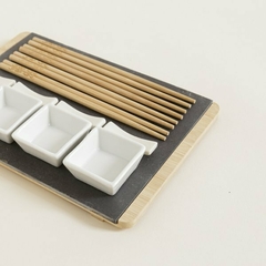 Set X4 Sushi Bamboo 30 x 20 cm.