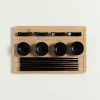Set X4 Sushi Bamboo Porcelana Redondo 30 x 20 cm.