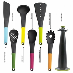 Set Utensilios 7 Piezas Smart Antiadherentes - Duvet Home