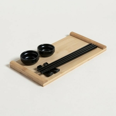 Set X2 Sushi Bamboo Porcelana 28,5 x 15 cm. - comprar online