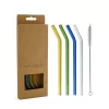 Set X4 Sorbetes Vidrio Colores con Limpiador