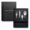 Set Cubiertos Sakura 24 Piezas Acero Inox. Mate - comprar online