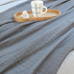 Manta Gasa 140 x 220 cm. - Duvet Home