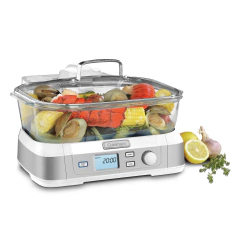 Vaporera Eléctrica Cuisinart 5 Lts. 1800W 6 programas - tienda online