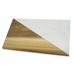 Tabla Sevilla de Mármol y Acacia 30 cm.