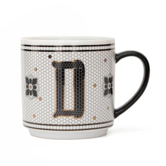 Taza Alphabet Cerámica 350 ml. - Duvet Home